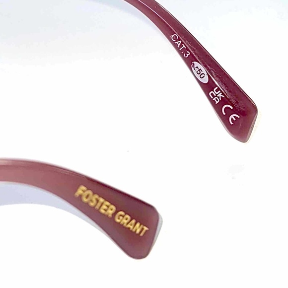 FOSTER GRANT Clear Mauve Pink Gold Designer Fashion Frame NS0923 FGL 24 485 PRP - Picture 7 of 8